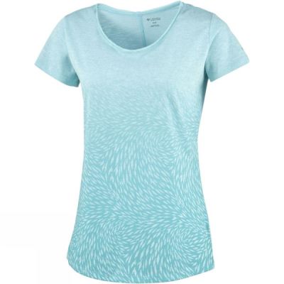 Tee Columbia Ocean Fade Manga Corta Mujer Verde - Chile QSF178025